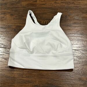lululemon athletica Women's Light Gray Color Sports Bra Size 4